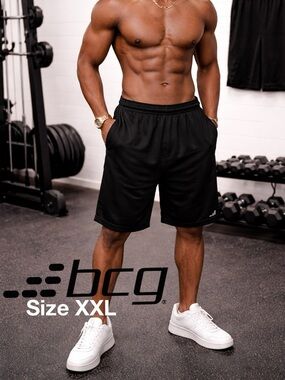 🩵♥️👉Men’s BCG Athletic Shorts-Running Workout CrossFit Basketball-Size XXL